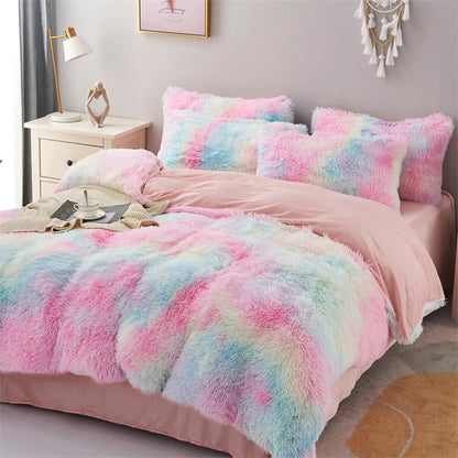 Tie Dye Avignon Botanical Quilt / Doona / Duvet Cover set - Image 4