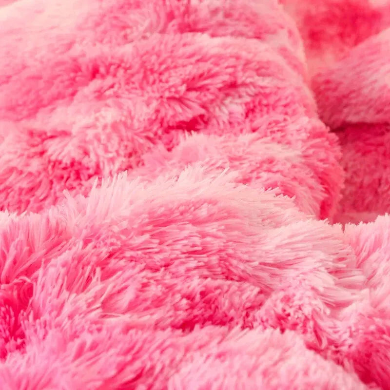 Pink Plush Ophelia Botanical Quilt / Doona / Duvet Cover set - Image 8