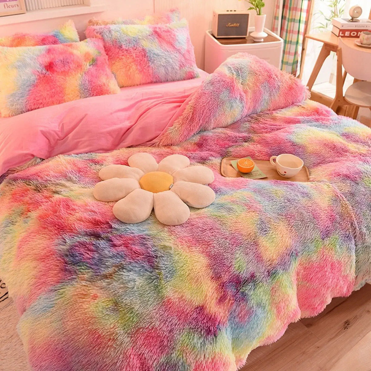 Tie Dye Noelle Ivy Quilt / Doona / Duvet Cover set - Image 4