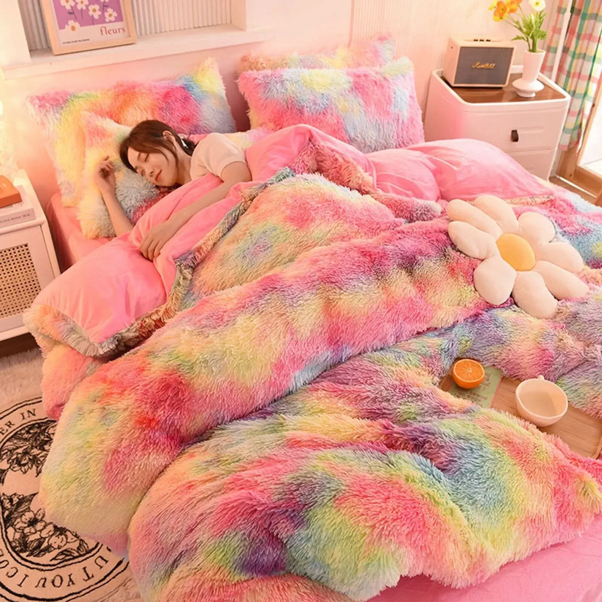 Tie Dye Noelle Ivy Quilt / Doona / Duvet Cover set - Image 8