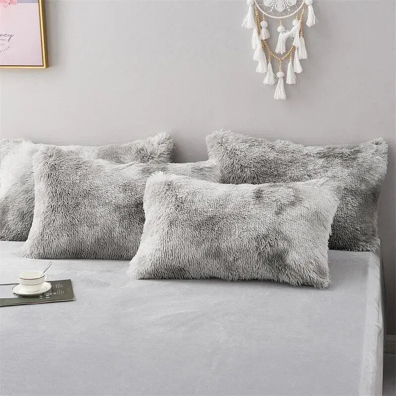 Grey Plush Coralie Dream Quilt / Doona / Duvet Cover set - Image 9