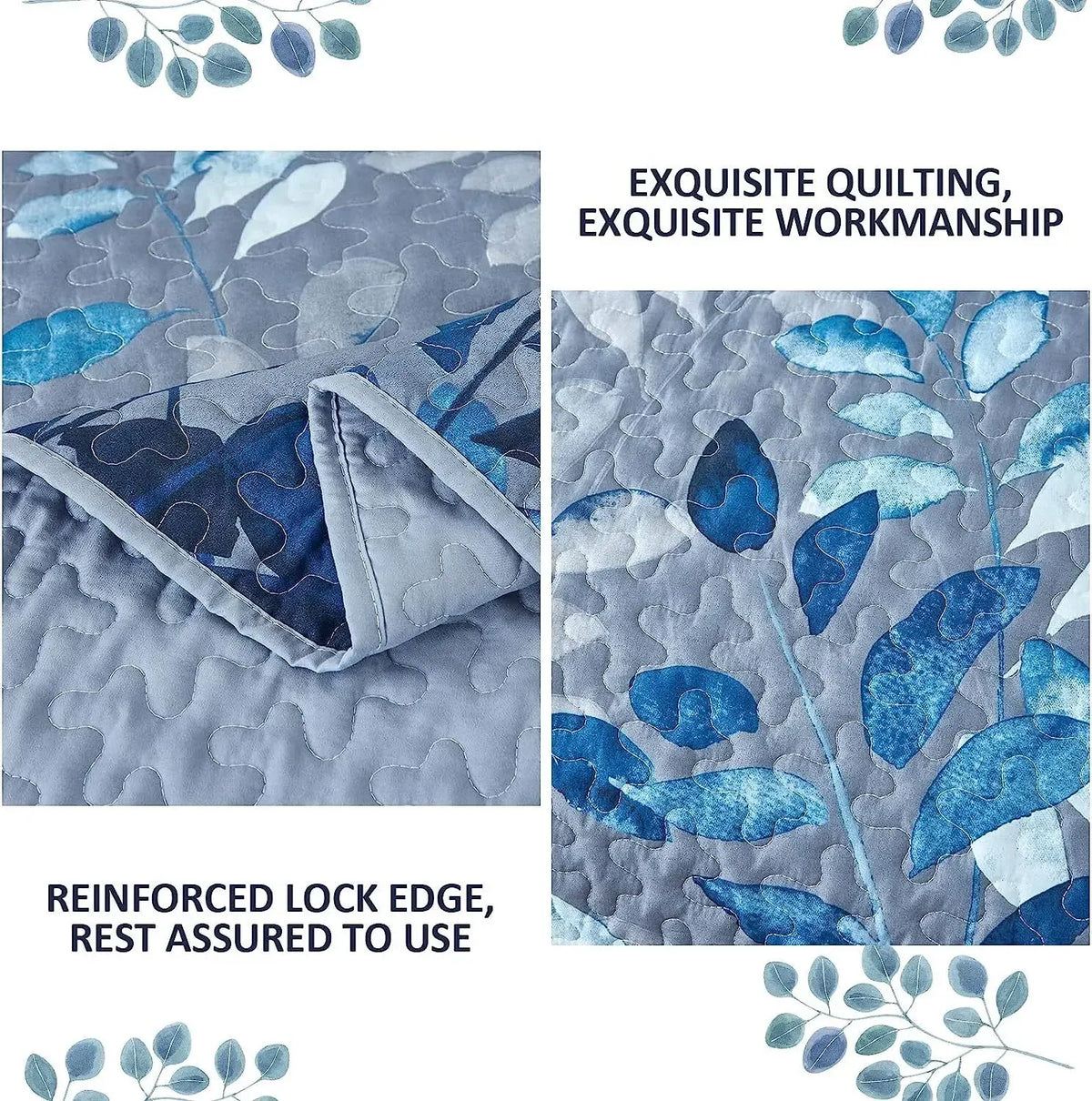 Estate Aurelia Leaf Quilt / Doona / Duvet Cover set - Image 5