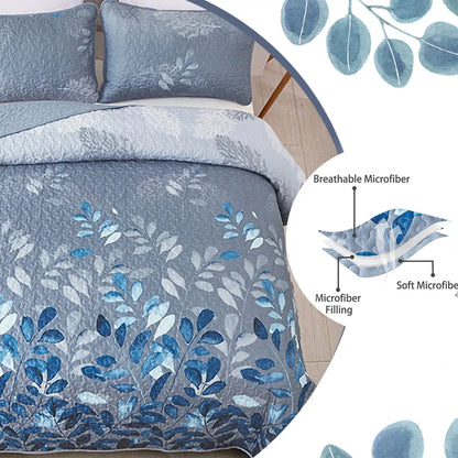 Estate Aurelia Leaf Quilt / Doona / Duvet Cover set - Image 6