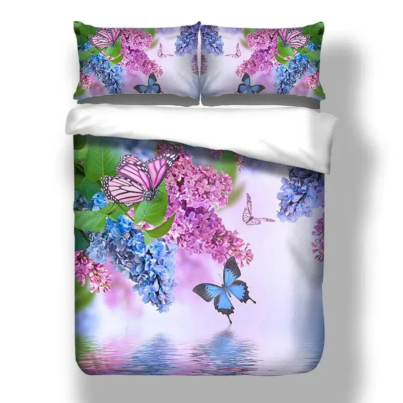 Butterfly Margaux Heritage Quilt / Doona / Duvet Cover set - Image 2