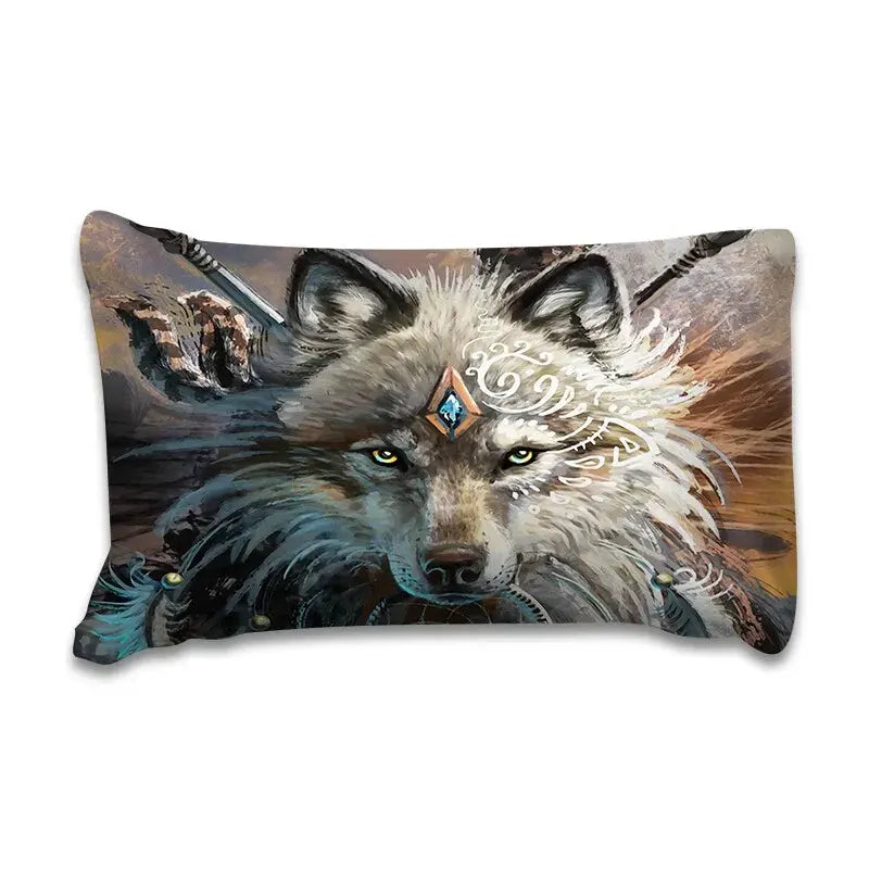 Tribal Wolf Dreamcatcher Quilt / Doona / Duvet Cover set - Image 3
