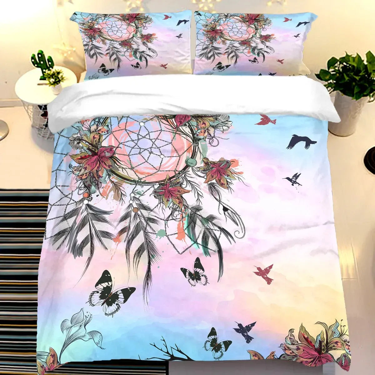 Dreamcather Monaco Leaf Quilt / Doona / Duvet Cover set - Image 3