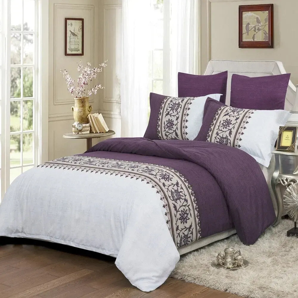 Leaf Isadora Willow Quilt / Doona / Duvet Cover set - Image 7