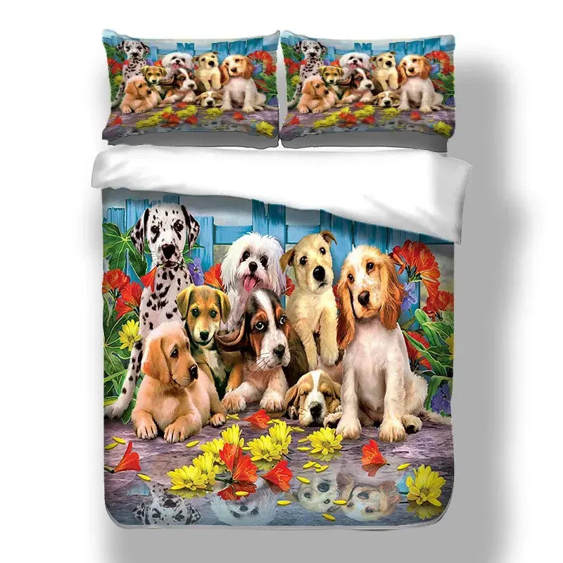 Stripe Celeste Heritage Quilt / Doona / Duvet Cover set - Image 3