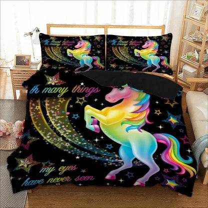 Unicorn Major Amalfi Leaf Quilt / Doona / Duvet Cover set - Image 2