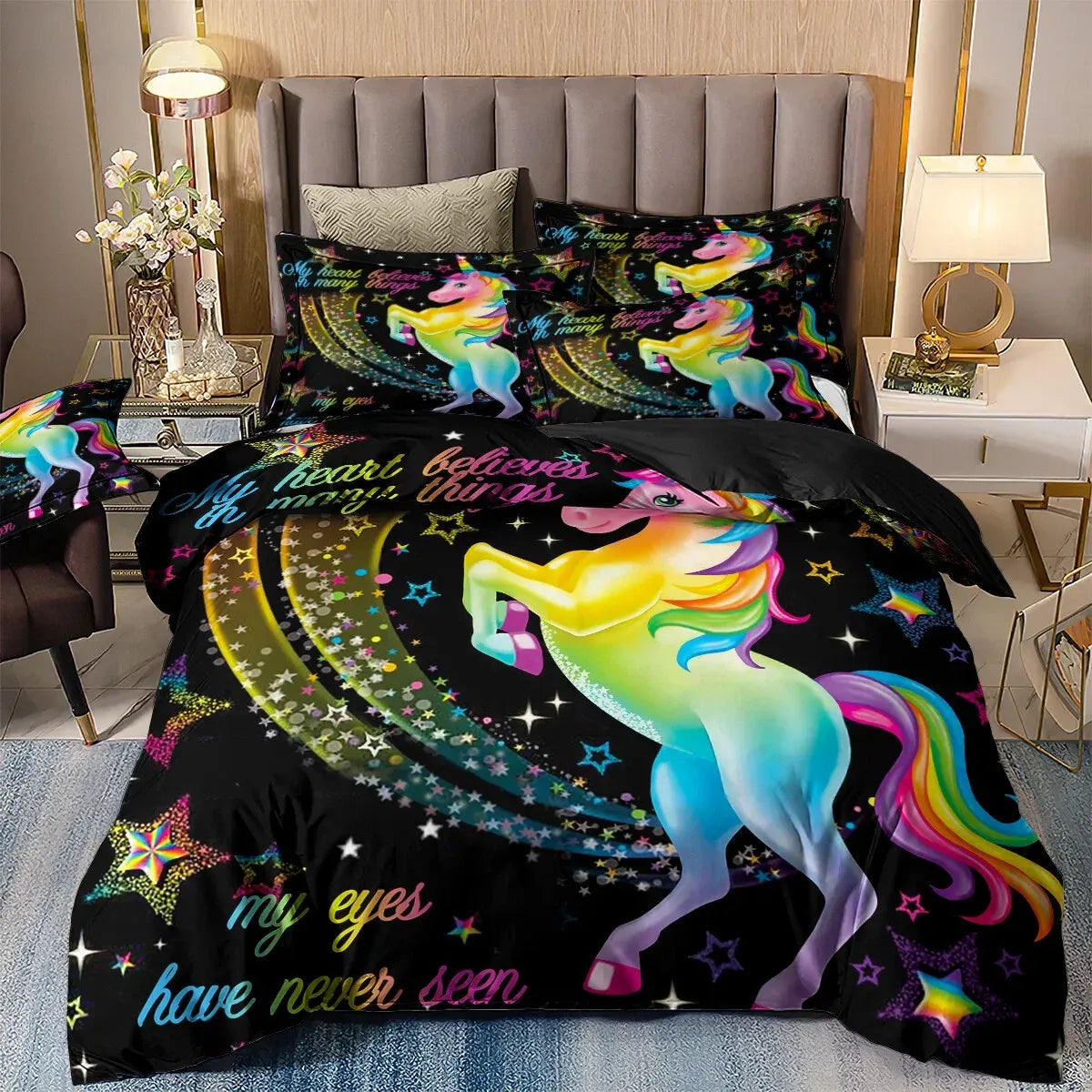 Unicorn Major Amalfi Leaf Quilt / Doona / Duvet Cover set - Image 6