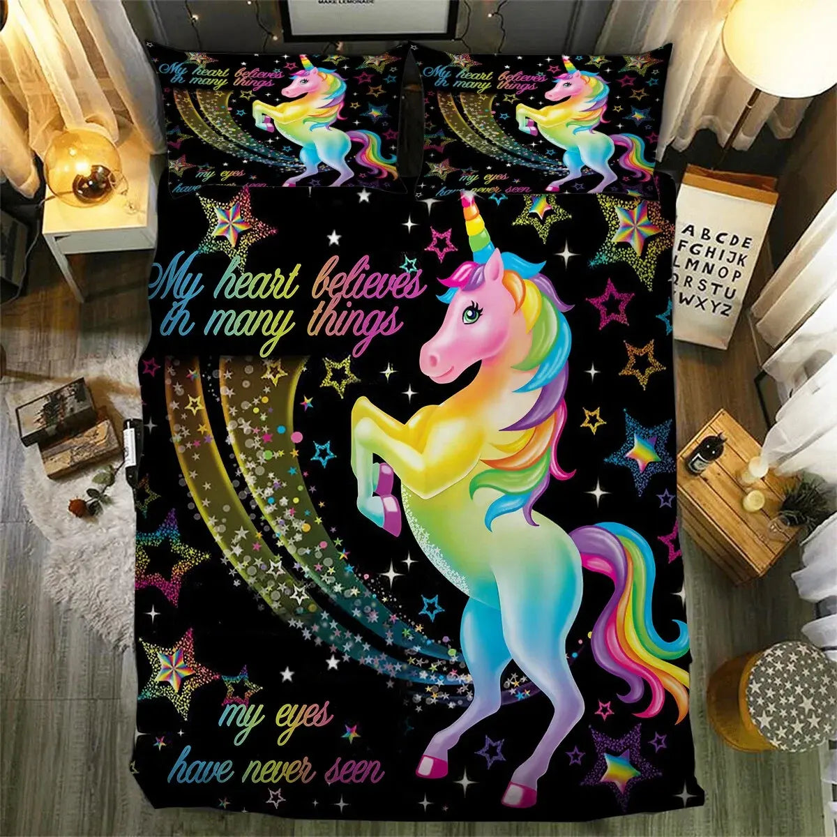 Unicorn Major Amalfi Leaf Quilt / Doona / Duvet Cover set - Image 8