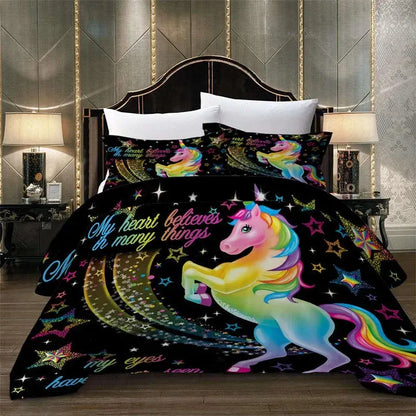 Unicorn Major Amalfi Leaf Quilt / Doona / Duvet Cover set - Image 5