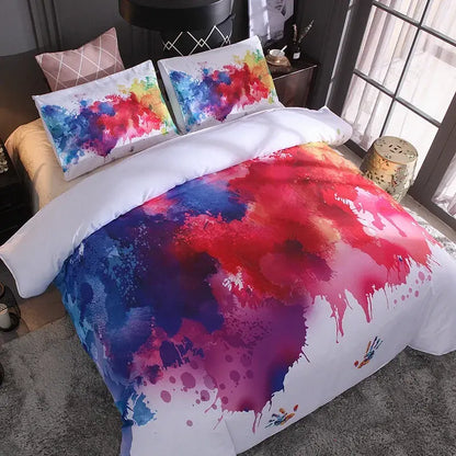 White Prague Eden Quilt / Doona / Duvet Cover set - Image 2