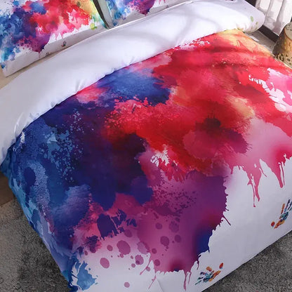 White Prague Eden Quilt / Doona / Duvet Cover set - Image 3