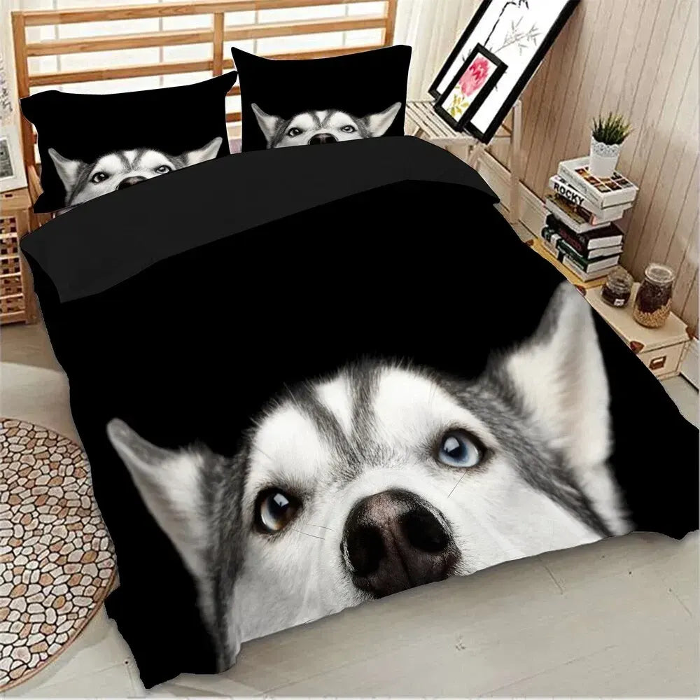 Dog Vivienne Gallery Quilt / Doona / Duvet Cover set - Image 4