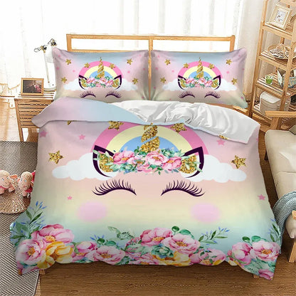 Unicorn Eyes Ophelia Atelier Quilt / Doona / Duvet Cover set - Image 2