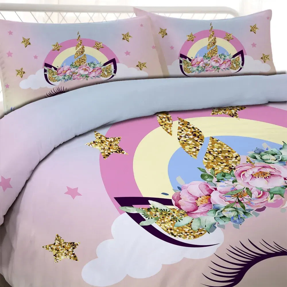 Unicorn Eyes Ophelia Atelier Quilt / Doona / Duvet Cover set - Image 6
