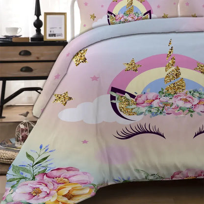 Unicorn Eyes Ophelia Atelier Quilt / Doona / Duvet Cover set - Image 7