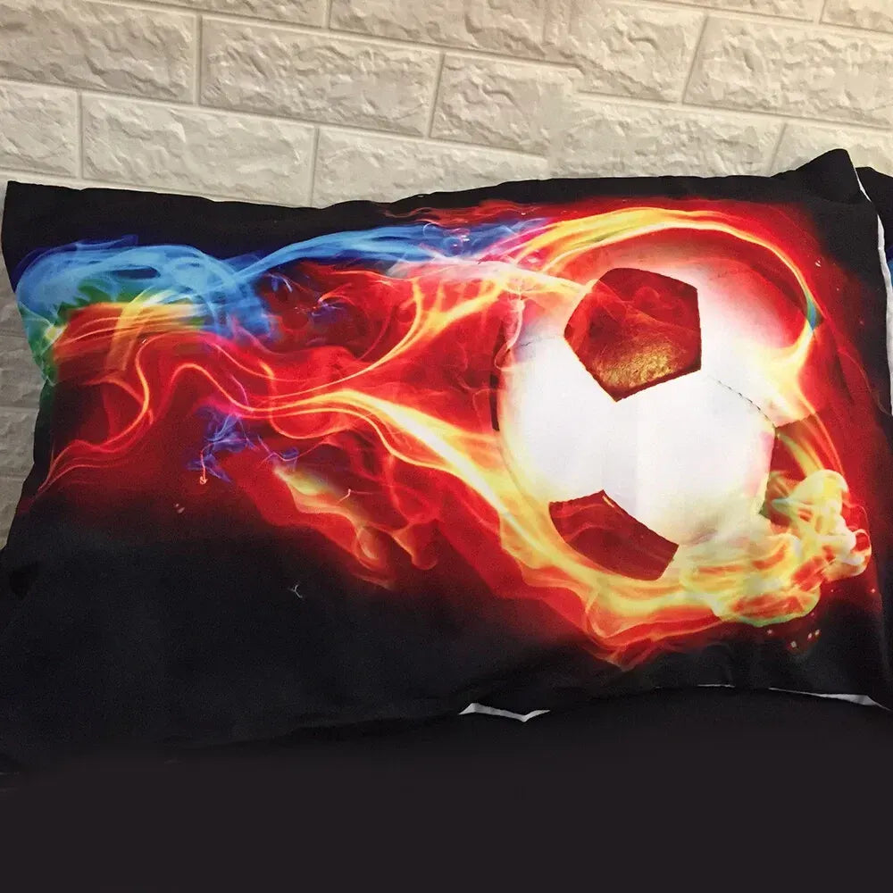Basketball Solenne Leaf Quilt / Doona / Duvet Cover set - Image 2