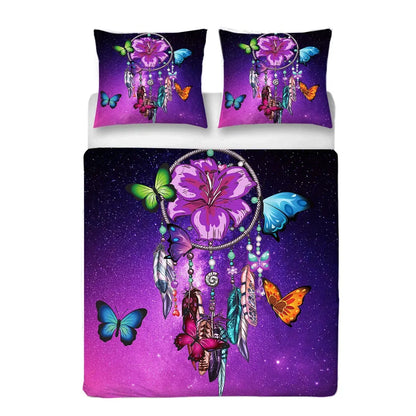 Stripe Violette Heritage Quilt / Doona / Duvet Cover set - Image 4