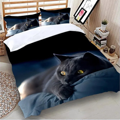 Black Asteria Atelier Quilt / Doona / Duvet Cover set - Image 3