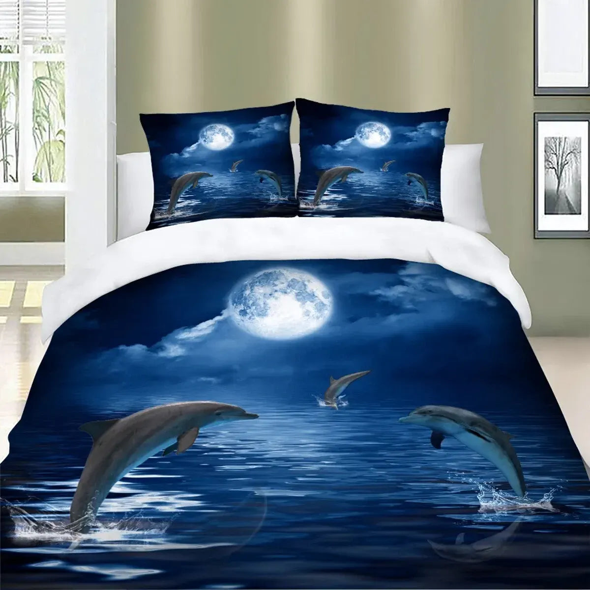 Blue Montreux Elegance Quilt / Doona / Duvet Cover set - Image 2