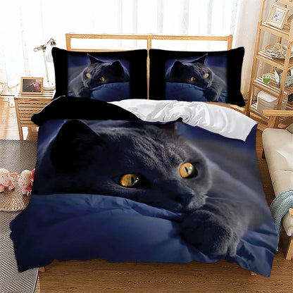 Cat Etoile Charm Quilt / Doona / Duvet Cover set - Image 2