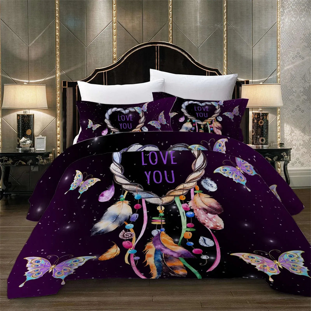 Leaf Nordic Bloomscape Quilt / Doona / Duvet Cover set - Image 8