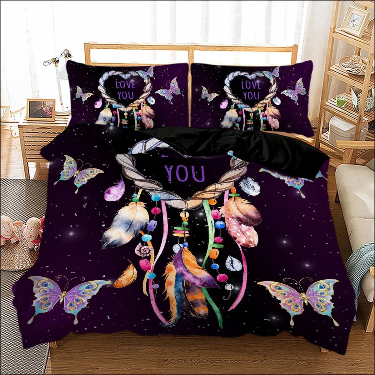 Leaf Nordic Bloomscape Quilt / Doona / Duvet Cover set - Image 5