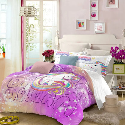 Unicorn Dream Clarisse Serenity Quilt / Doona / Duvet Cover set - Image 2