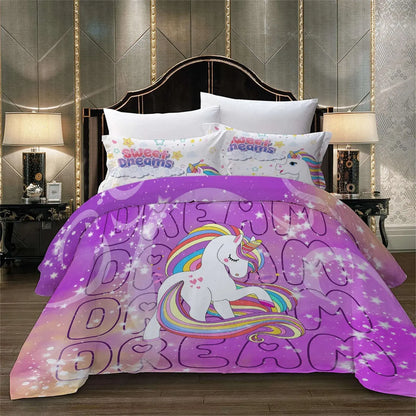 Unicorn Dream Clarisse Serenity Quilt / Doona / Duvet Cover set - Image 4