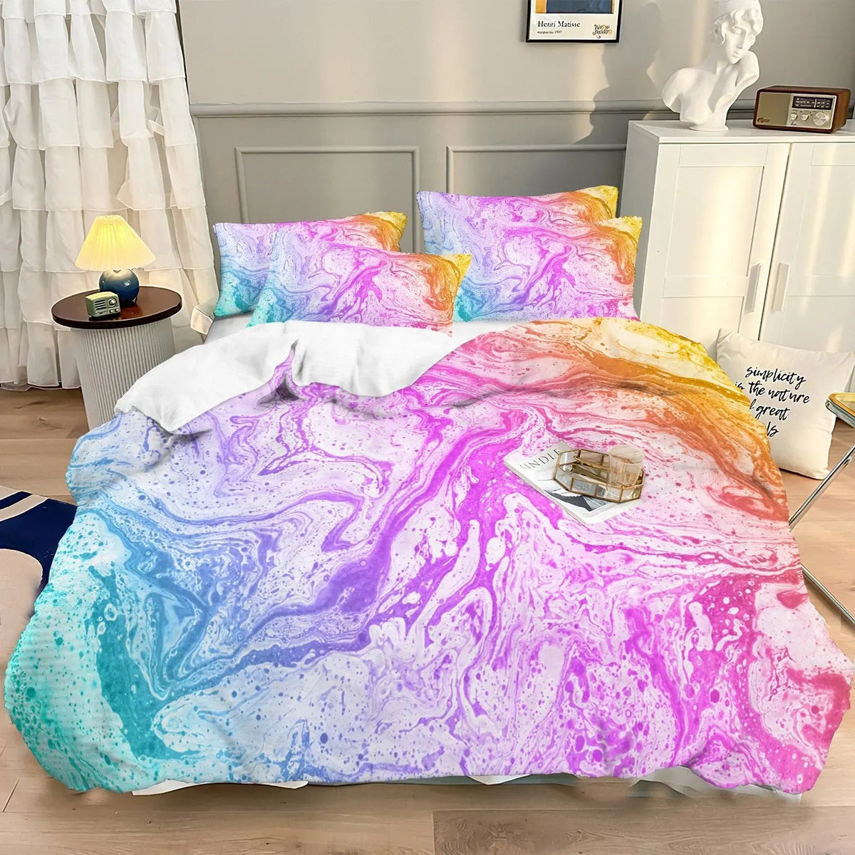 Luxe Verona Charm Quilt / Doona / Duvet Cover set - Image 8