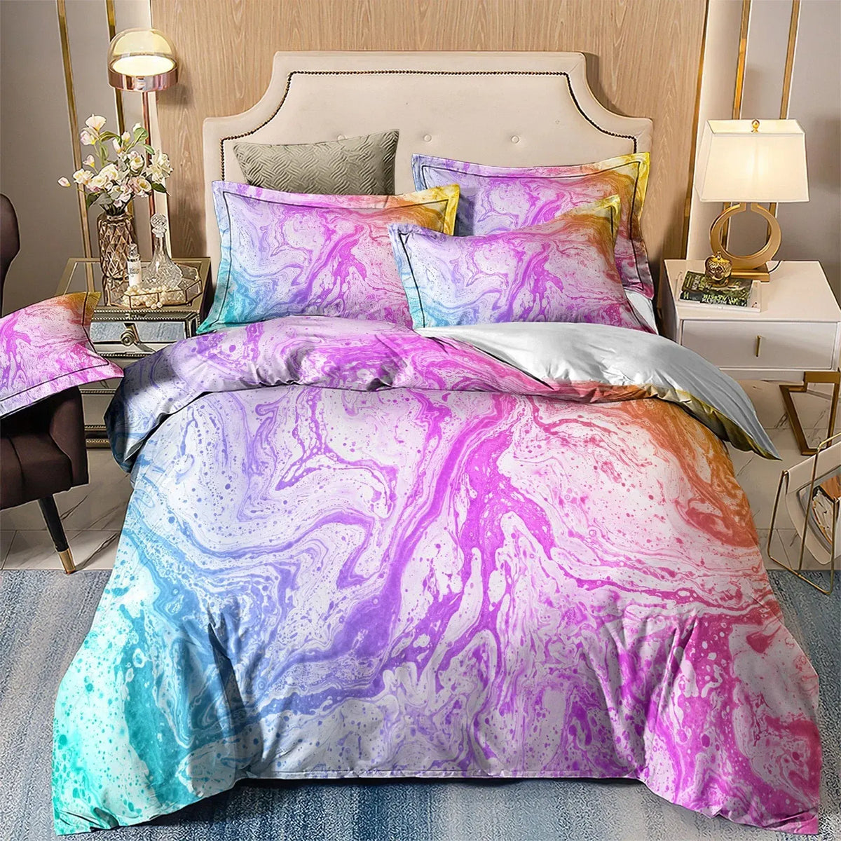 Luxe Verona Charm Quilt / Doona / Duvet Cover set - Image 2