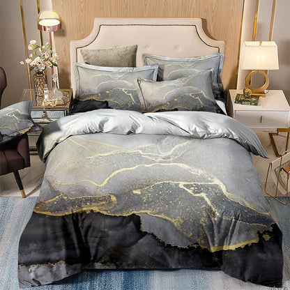 Marble Leaf Belgravia Serenity Quilt / Doona / Duvet Cover set