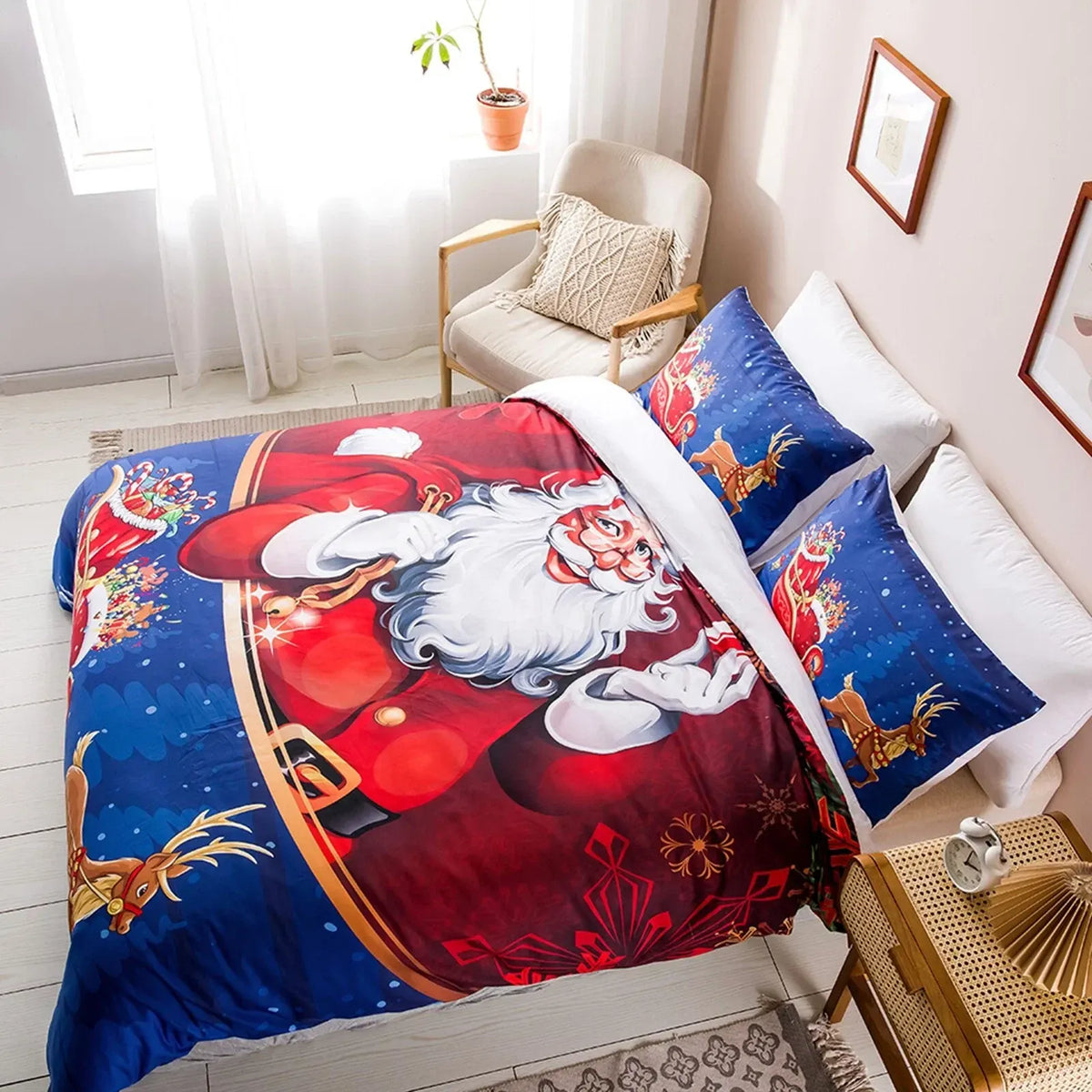 Christmas Rosaline Elegance Quilt / Doona / Duvet Cover set - Image 4