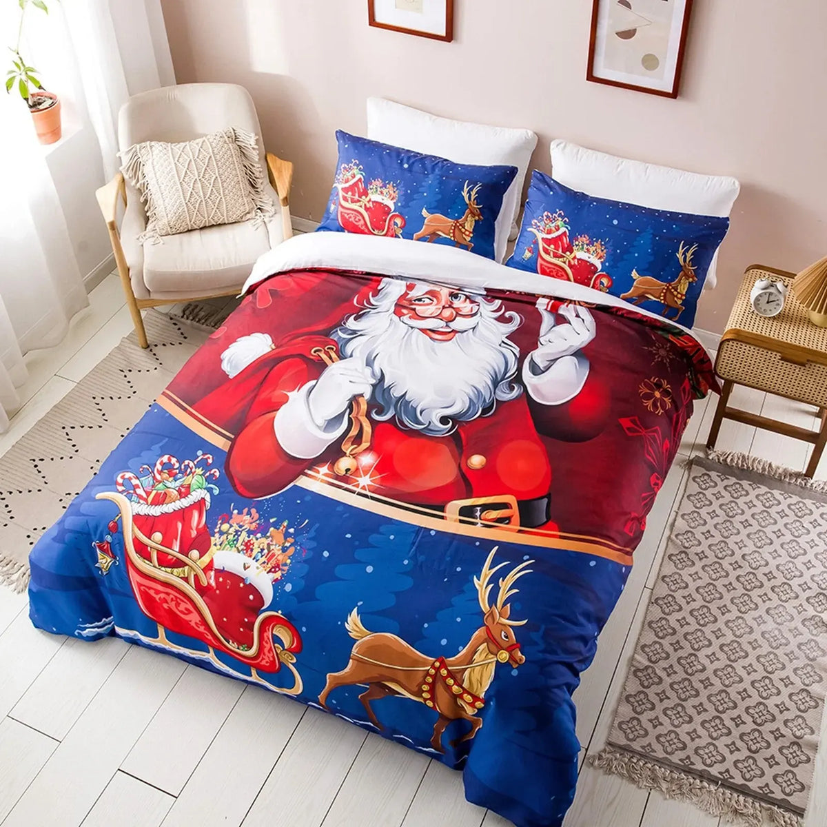 Christmas Rosaline Elegance Quilt / Doona / Duvet Cover set - Image 3