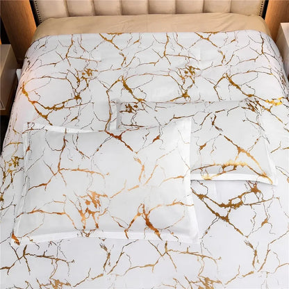 White Golden Nordic Atelier Quilt / Doona / Duvet Cover set - Image 6