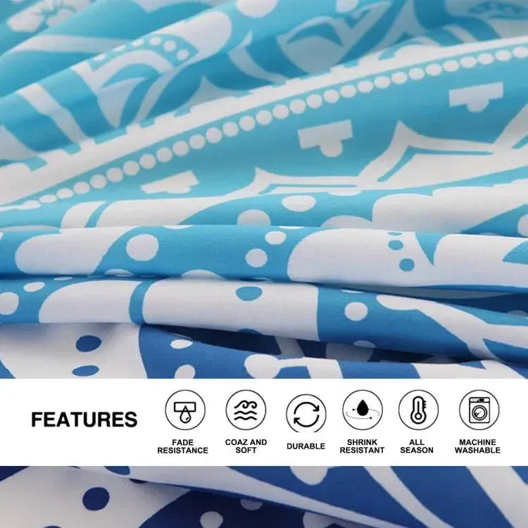 Blue Mandala Estelle Willow Quilt / Doona / Duvet Cover set - Image 9