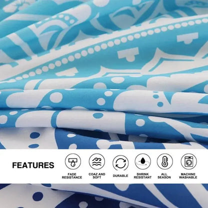 Blue Mandala Estelle Willow Quilt / Doona / Duvet Cover set - Image 9