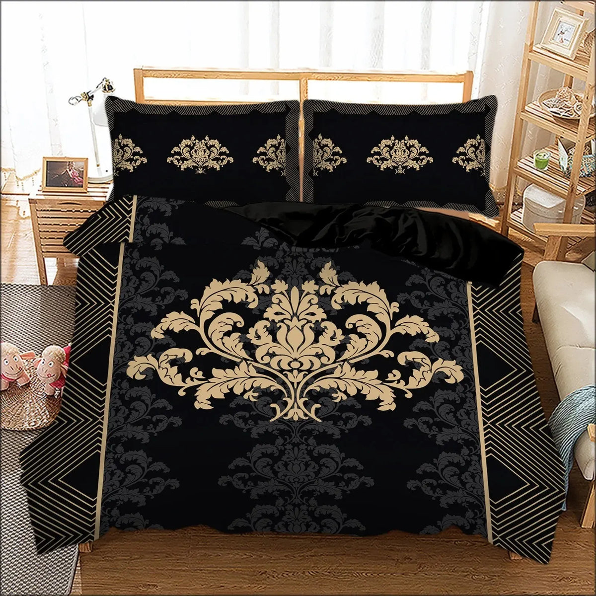 Bloom Damascus Monaco Atelier Quilt / Doona / Duvet Cover set - Image 2