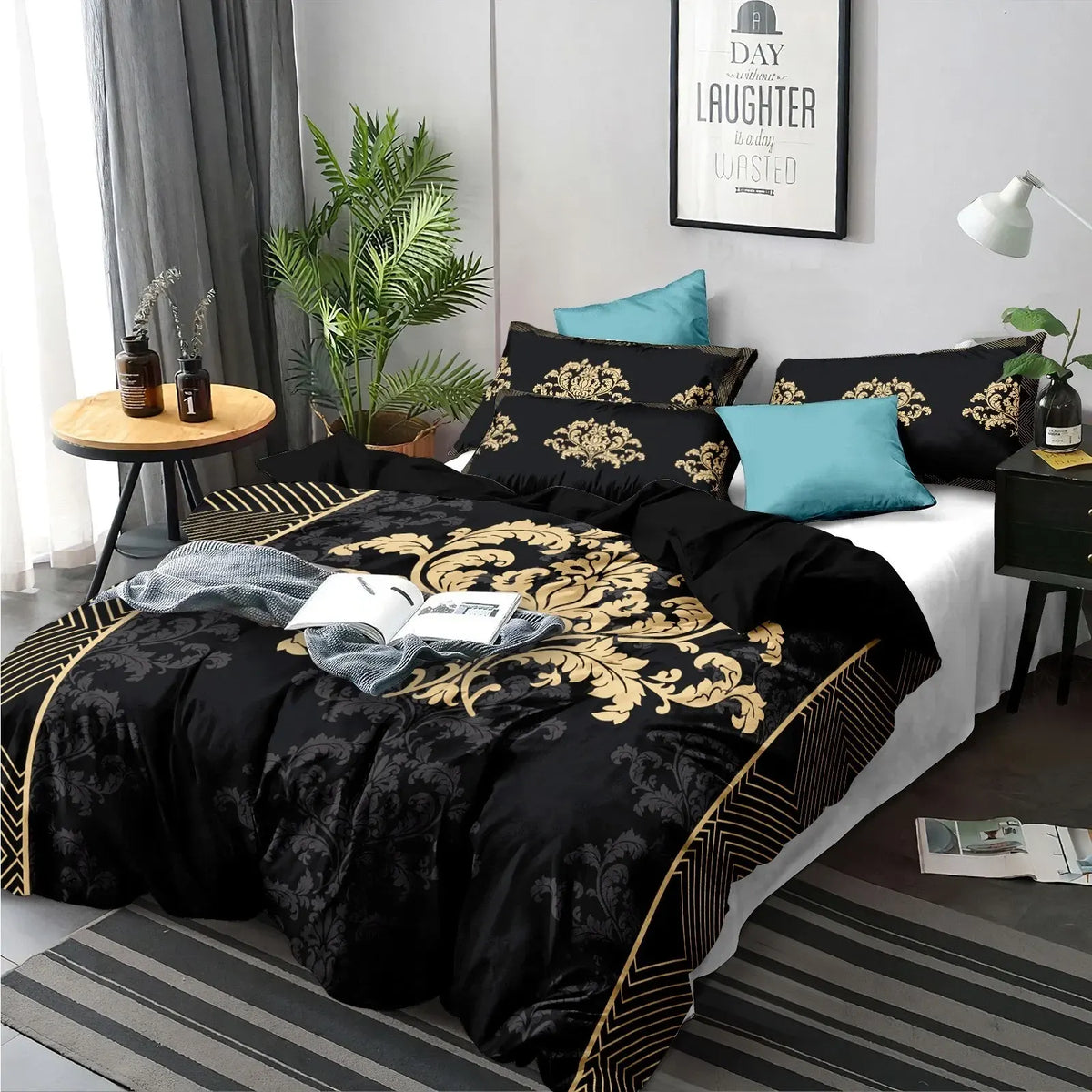 Bloom Damascus Monaco Atelier Quilt / Doona / Duvet Cover set - Image 6