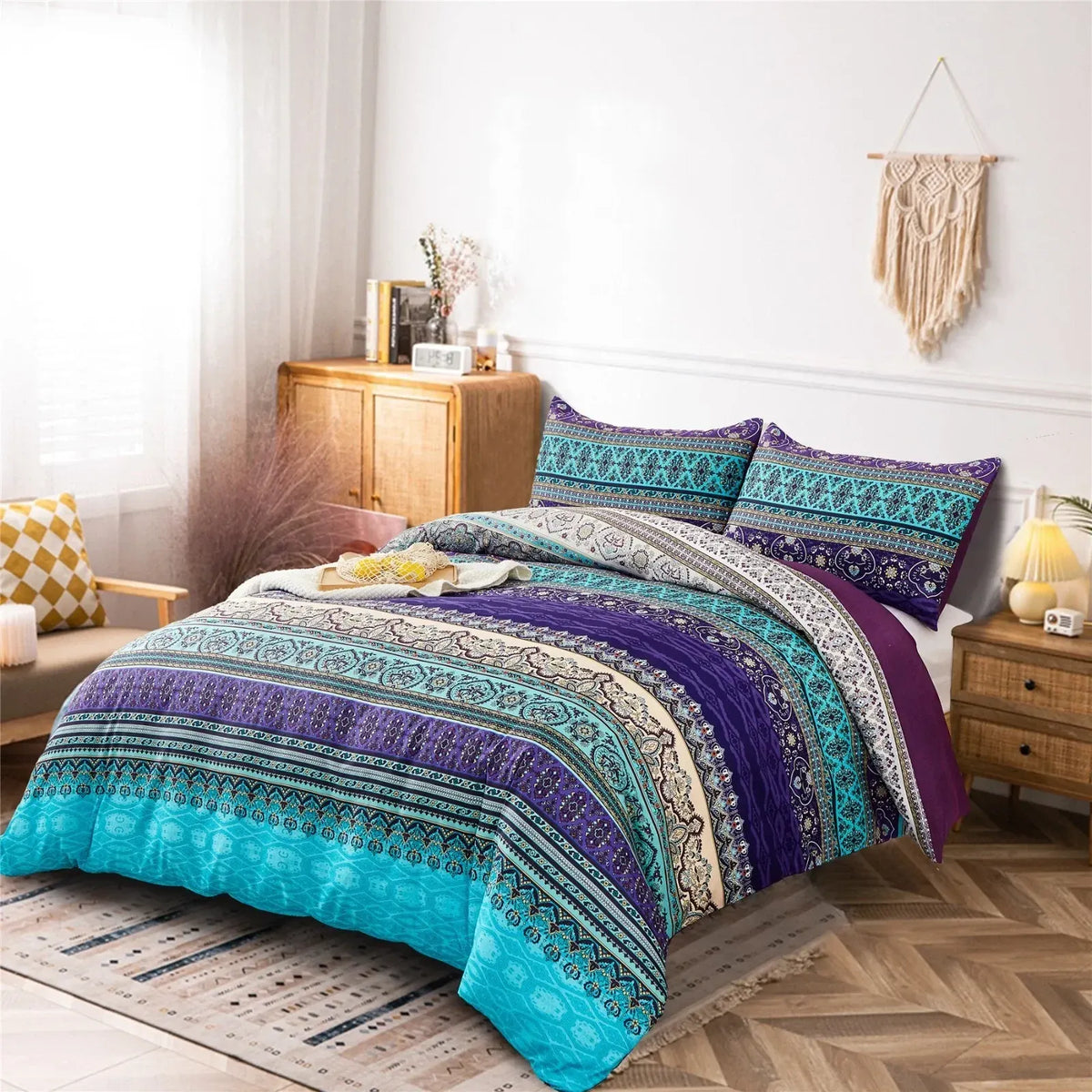 Marble Stripe Palermo Gallery Quilt / Doona / Duvet Cover set - Image 3