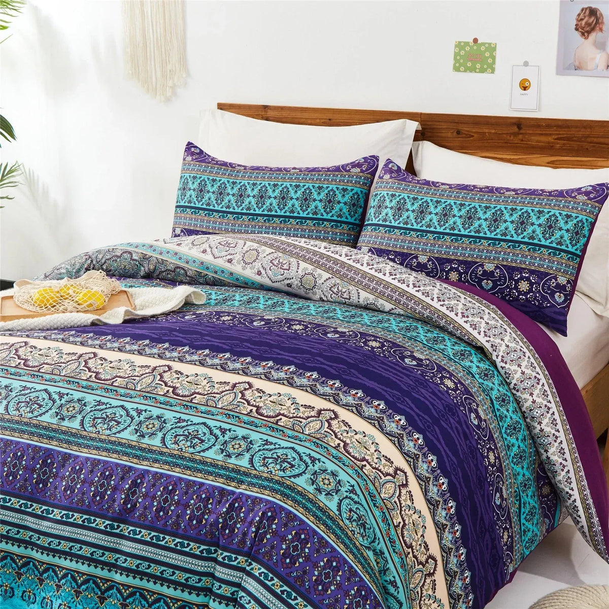 Marble Stripe Palermo Gallery Quilt / Doona / Duvet Cover set - Image 4