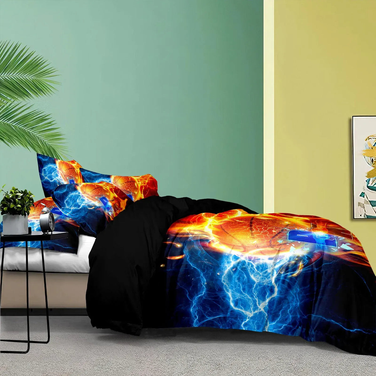 Basketball Bordeaux Gallery Quilt / Doona / Duvet Cover set - Image 6