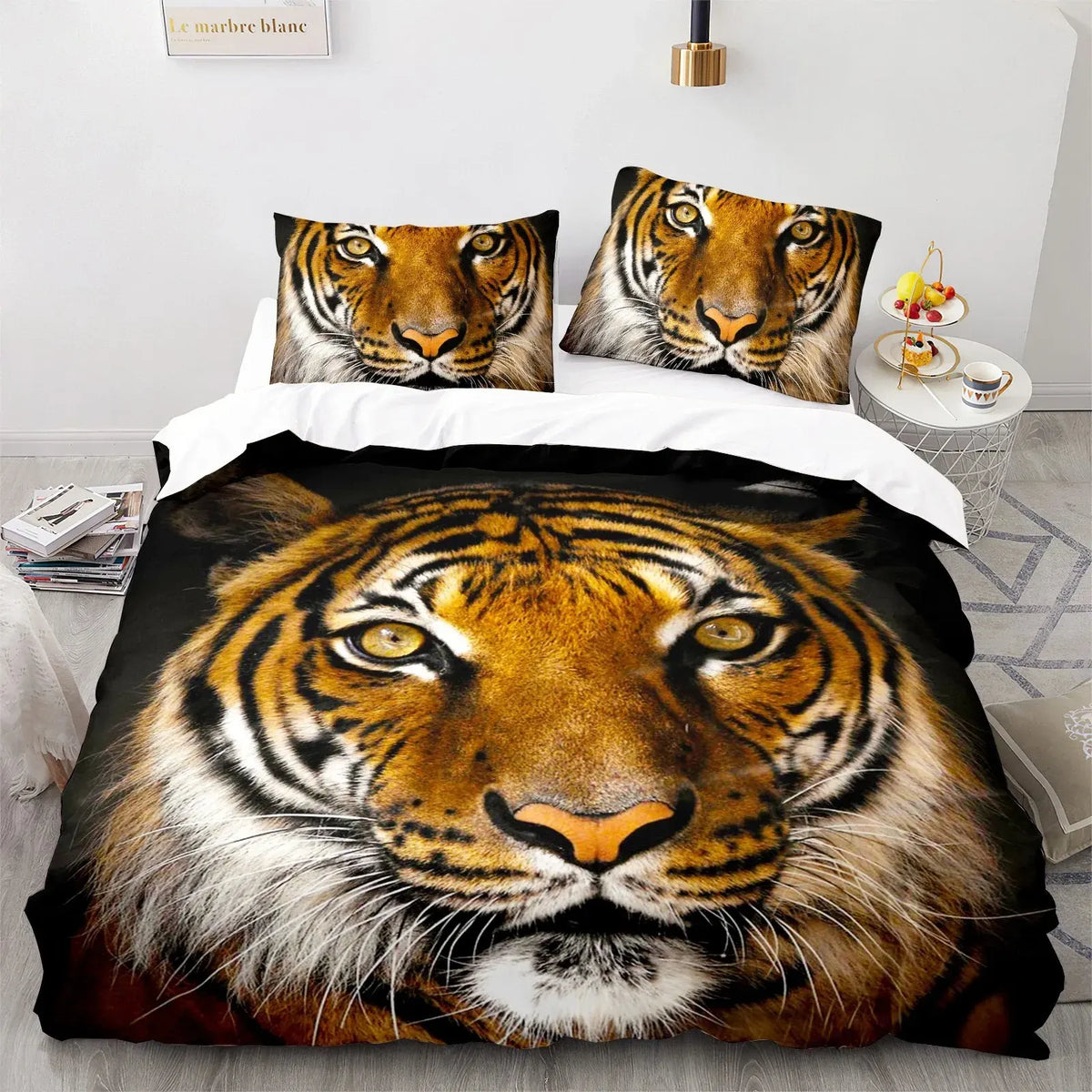 Tiger Prague Bloomscape Quilt / Doona / Duvet Cover set - Image 2