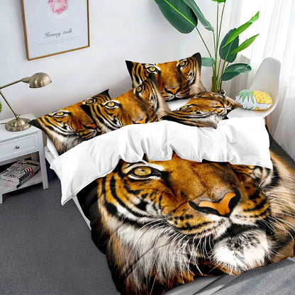 Tiger Prague Bloomscape Quilt / Doona / Duvet Cover set - Image 3