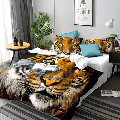 Tiger Prague Bloomscape Quilt / Doona / Duvet Cover set - Image 5