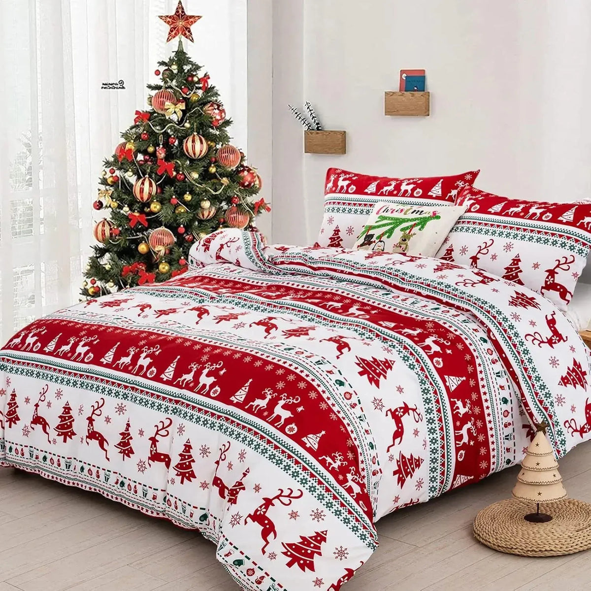 Christmas Amalfi Ivy Quilt / Doona / Duvet Cover set - Image 2