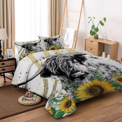 Luxury Feel Satin Duvet Cover Set - Smooth & Breathable-Double - Image 2
