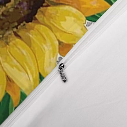Luxury Feel Satin Duvet Cover Set - Smooth & Breathable-Double - Image 3
